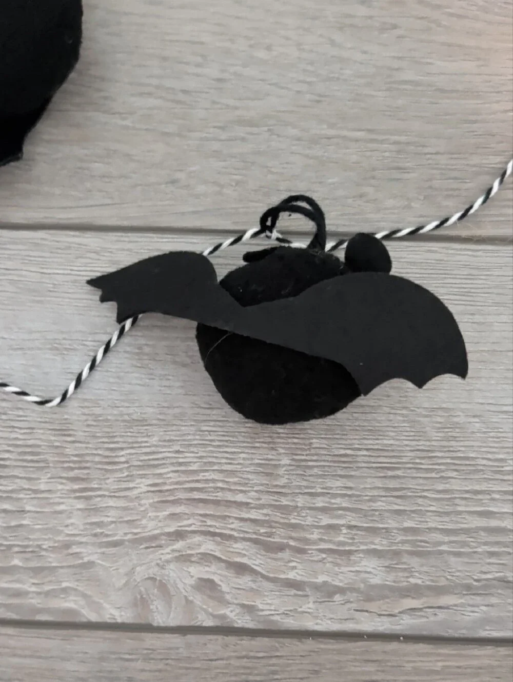 Black Bat Garland String Garland - Cute Halloween Decor